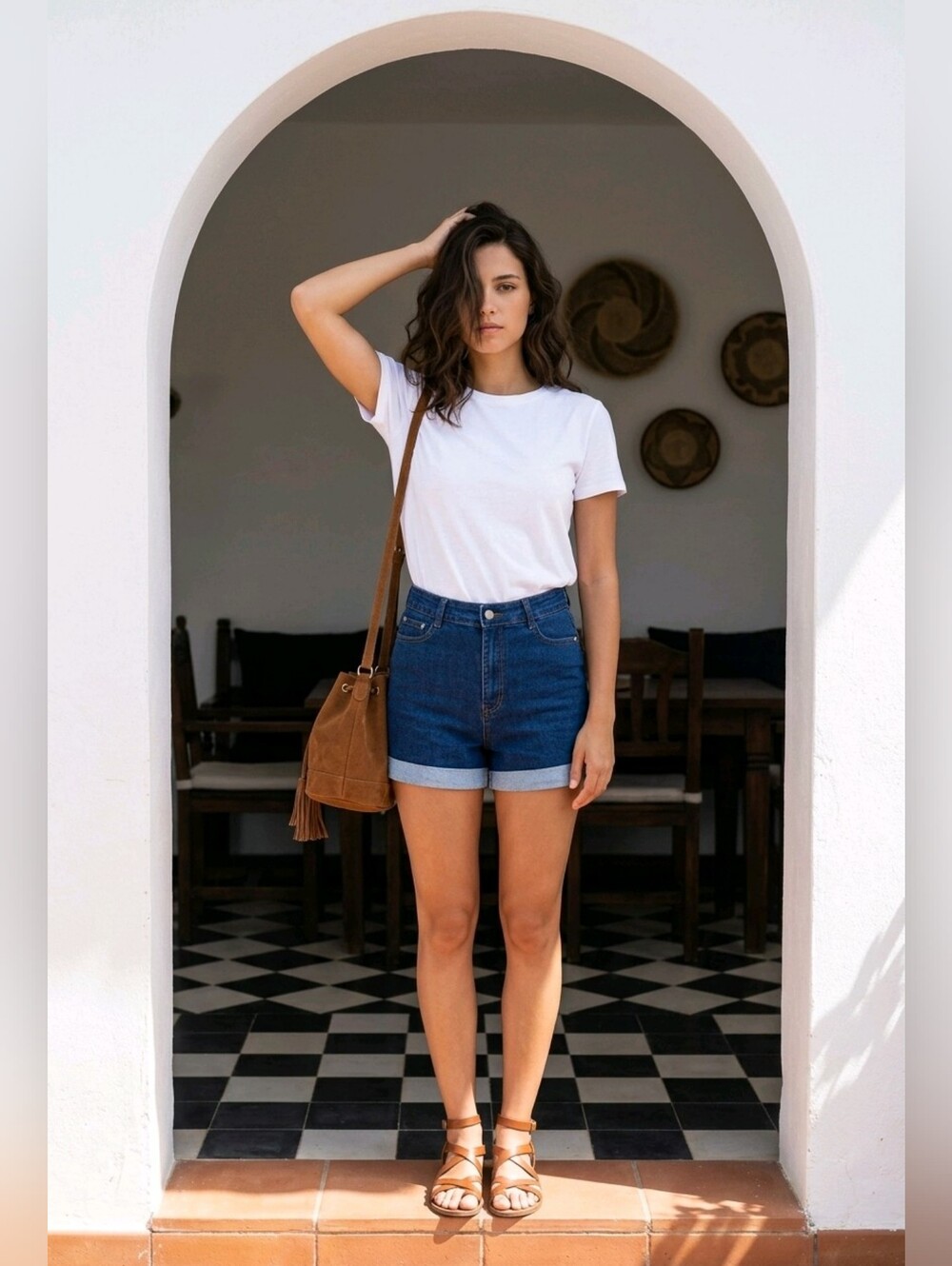 NWT Fashion Nova "Carter" denim shorts sz9/10